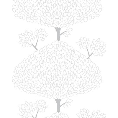 Tusenblad vit-grå tyg