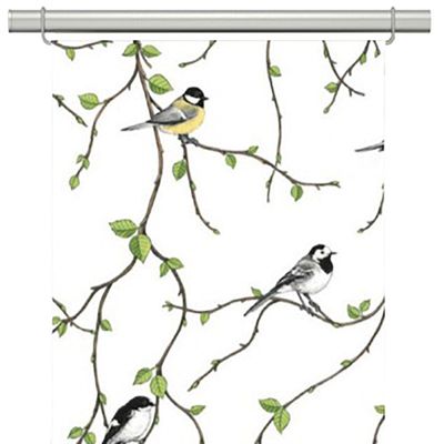 Panelgardiner Fågelfest panel från Arvidssons textil med fåglar