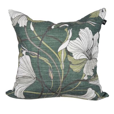 Lilly green pillow case