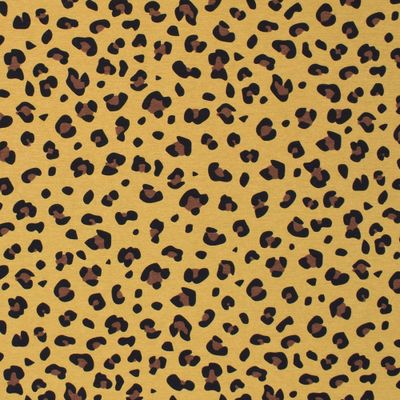 Leopard print gul