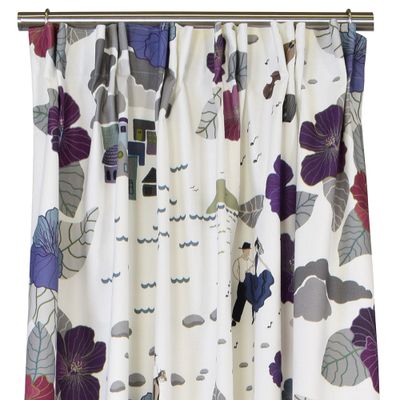 Samborombon lila curtains