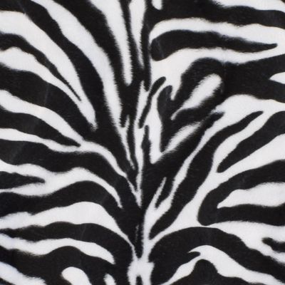 Velboa vit zebra