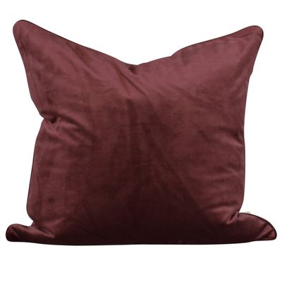 Anna maroon pillow case