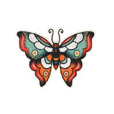 Patch tattoo butterfly no3