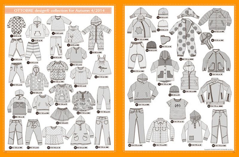 Ottobre design kids fashion autumn 4/2014 - pinkhousefabrics.com