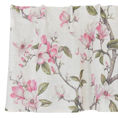 Dale beige/pink curtain valance