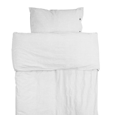 Eden white duvet cover and pillowcase 150x210cm