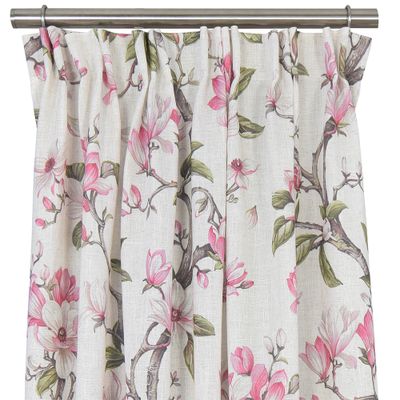 Dale beige/pink curtain lengths