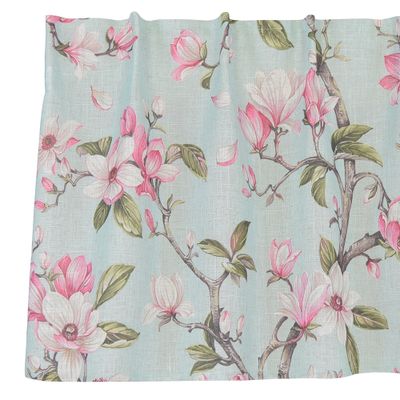 Dale turquoise curtain valance