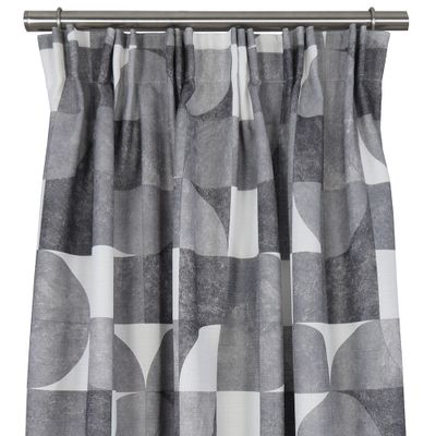 Odelia grey curtain