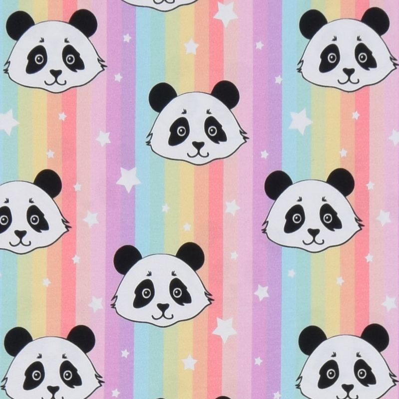 Panda pastell trikå