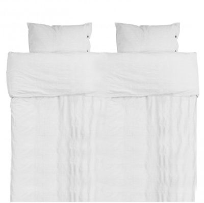Eden white duvet cover and pillowcase 220x210cm