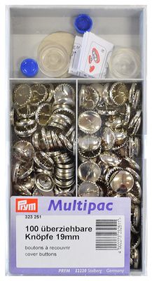 Multipac dress-on-button 19 mm