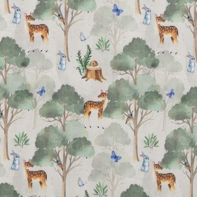 Sweatshirt fabric bambi skogen