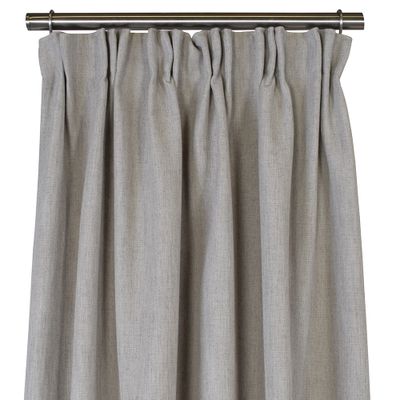 Timeless light grey curtains