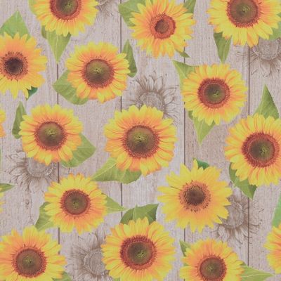 Outdoor fabric sunflower 