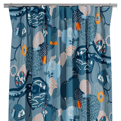 Universum blue curtains - 240cm