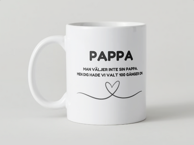Mamma & Pappa Mugg – “Vi hade valt dig 100 gånger om”