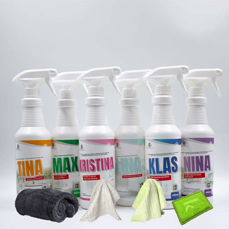 Rengöringspaket Stor med Tillbehör (Jonna 40x40)