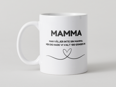 Mamma & Pappa Mugg – “Vi hade valt dig 100 gånger om”