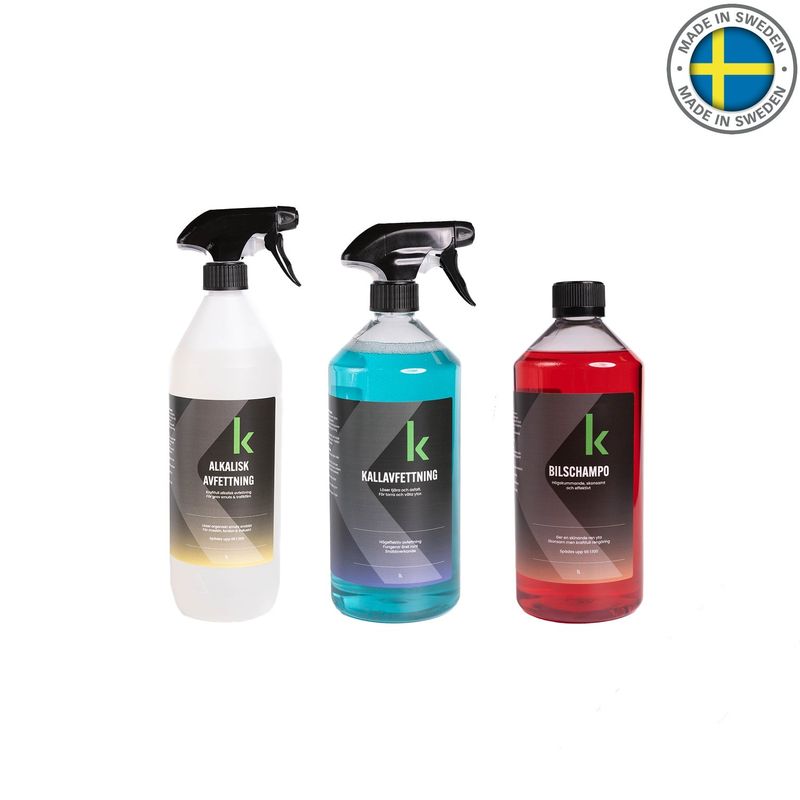 Bilvårdspaket V1 Rengöring & Avfettning