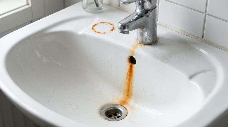 Ta bort rostfläckar i badrum och kök
