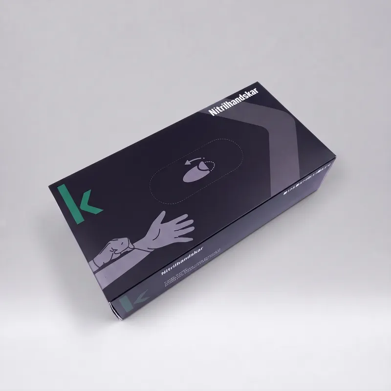 Nitrilhandskar 100-pack i dispenserkartong