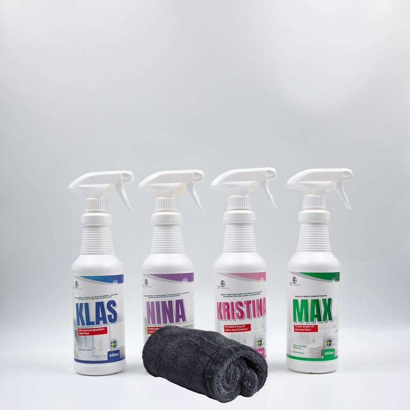 Rengöringspaket mellan Kristina + Jonna 40x60