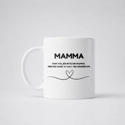 Mugg – Världens Bästa Mamma | Perfekt Present till Mors Dag