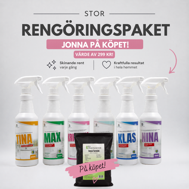 Rengöringspaket Stor + Jonna 60X90
