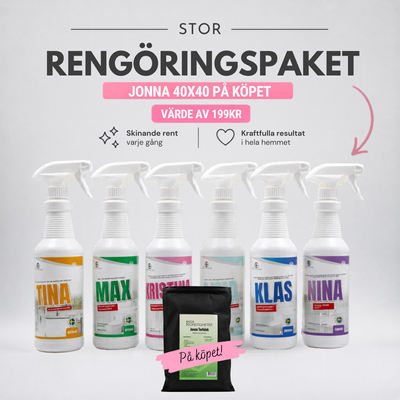 Rengöringspaket Stor + Jonna 40X40