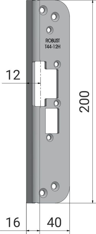 Monteringsstolpe T44-12H