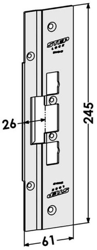 Monteringsstolpe ST4154-26 plan