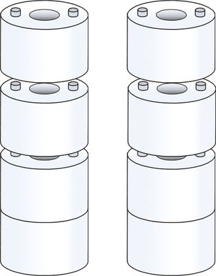 Väggdistans Q 10x6mm 40-pack