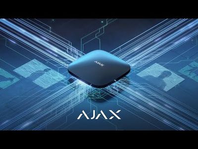 Ajax Centralapparat Hub2Plus LAN WiFi 4G trådlös vit