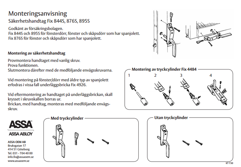 Tryckcylinder 4484