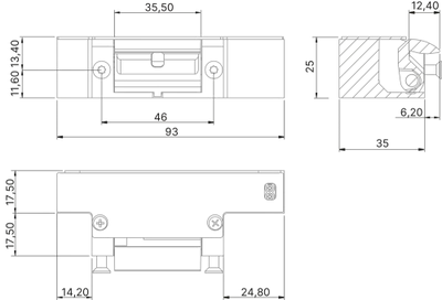 Elslutbleck EX-91HD omvänd 12-24V