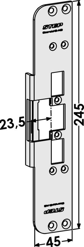 Monteringsstolpe ST6503 Wicona 65