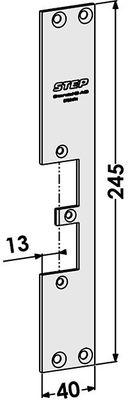 Monteringsstolpe ST9547H plan höger