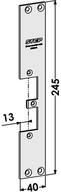 Monteringsstolpe ST9547H plan höger