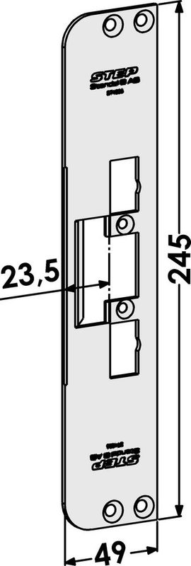 Monteringsstolpe ST4035 plan