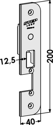 Säkerhetsslutbleck ST9013H-12