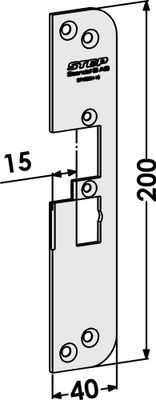 Monteringsstolpe ST4030H-15 plan höger