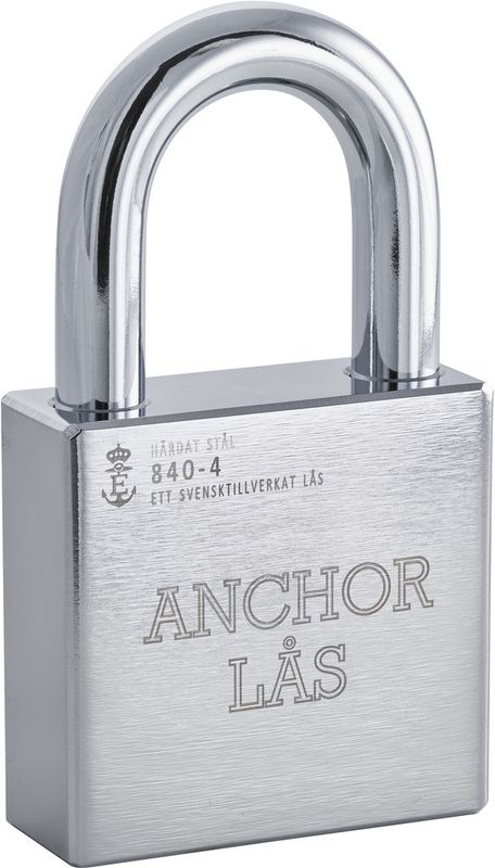 Anchor Hänglås 840-4 B50 WP XL tom Klass 4