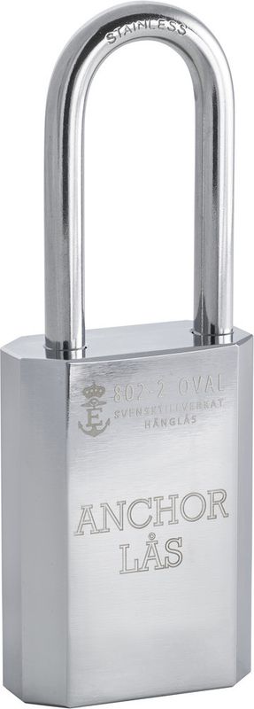 Anchor Hänglås 802-2 oval B60 WP XL tom