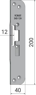 Monteringsstolpe S40-12H