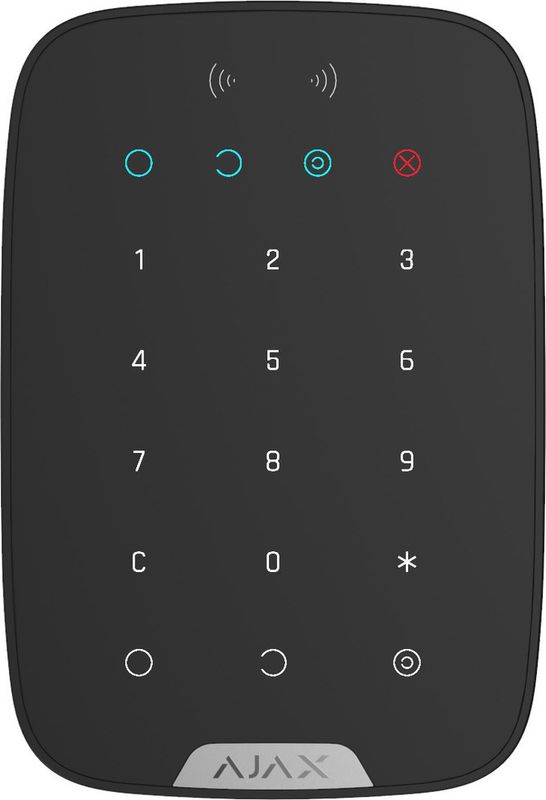 Ajax Manöverpanel Plus DESfire trådlös svart