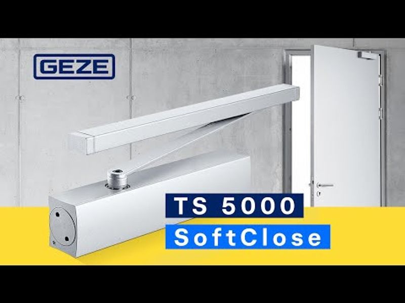 Dörrstängare GEZE TS 5000 SoftClose silver