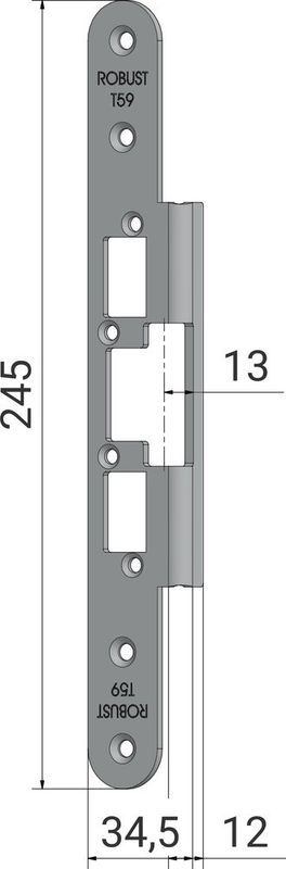 Monteringsstolpe T59