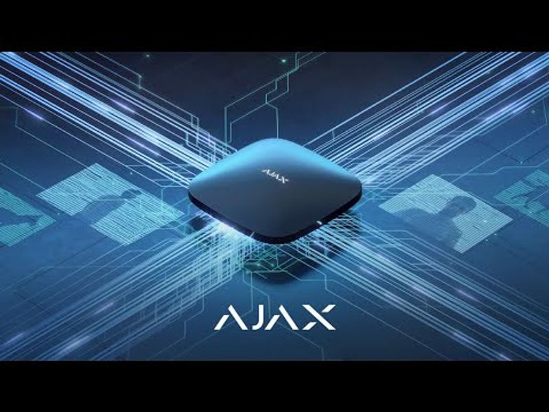 Ajax Centralapparat Hub2Plus LAN WiFi 4G trådlös svart